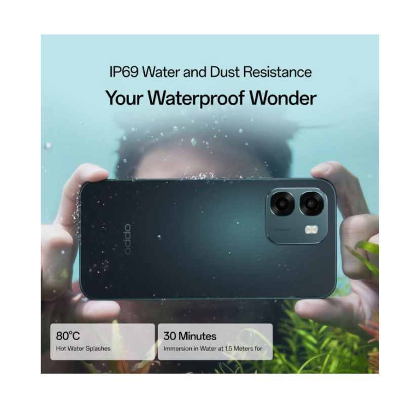 Oppo A6 5G (Ice white,128 GB) - Image 8