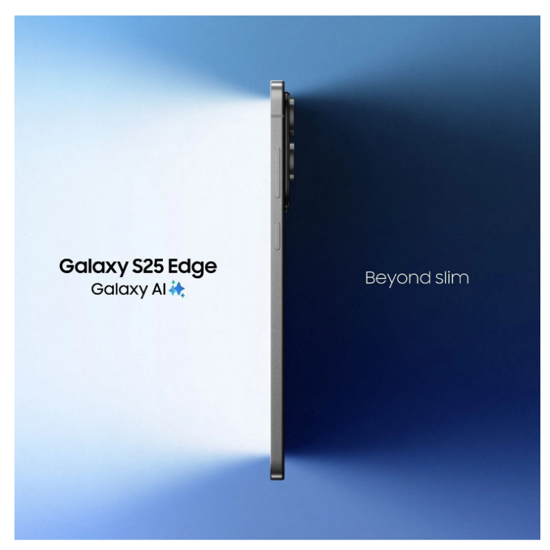 Samsung Galaxy S25 Edge(Titanium jetblack,256GB) - Image 3