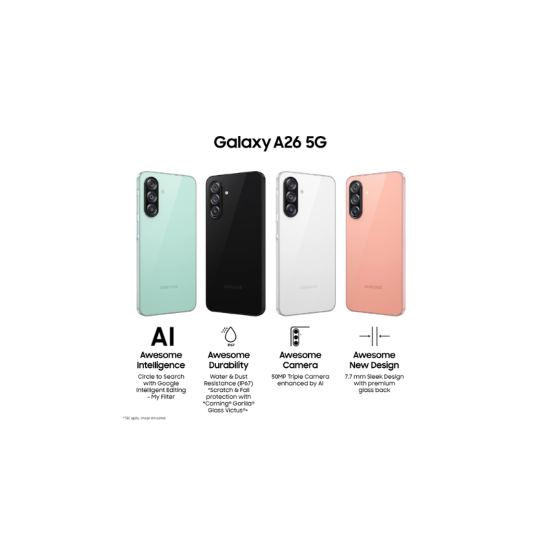 Samsung Galaxy A26 5G(Black,256G) - Image 2